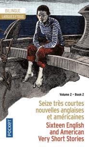 Okładka książki Seize tres courtes nouvelles anglaises et americaines vol 2 literatura dwujęzyczna angielski/francuski