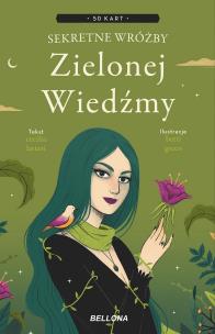 Sekretne wróżby Zielonej Wiedźmy. Miniksiążeczka z kartami. Autor: Cecilia Lattari, Greco Betti. Multiszop.pl Okładka książki Sekretne wróżby Zielonej Wiedźmy. Miniksiążeczka z kartami