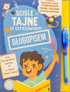 Okładka książki Sekretnik dla chłopców ze szpiegowskim długopisem