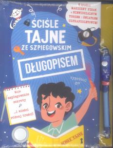 Okładka książki Sekretnik dla chłopców ze szpiegowskim długopisem