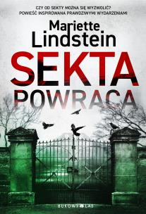 Sekta powraca. Autor: Mariette Lindstein. Multiszop.pl Okładka książki Sekta powraca