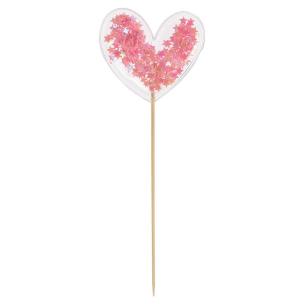Opakowanie Serce z konfetti na piku