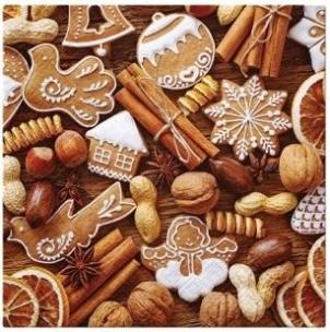 Opakowanie Serwetki Pierniki 33x33cm 20szt