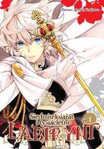 Okładka książki Siedmiu książąt i tysiącletni labirynt 01 + naklejki