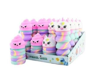 Opakowanie Silikonowy rozkładany piórnik Jednorożec MIX