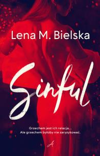 Sinful. Autor: Lena M. Bielska. Multiszop.pl Okładka książki Sinful