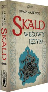 Skald: Wężowy język, część pierwsza. Autor: Malinowski Łukasz. Multiszop.pl Okładka książki Skald: Wężowy język, część pierwsza