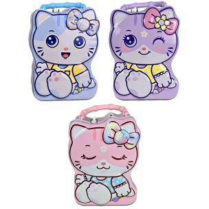 Opakowanie Skarbonka kotek kłódka MIX