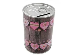 Opakowanie Skarbonka metalowa 11x7,5cm