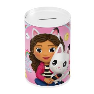 Opakowanie Skarbonka metalowa koci domek Gabi