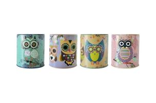 Opakowanie Skarbonka metalowa Sowa