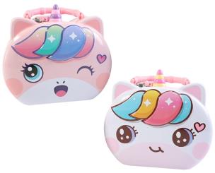 Opakowanie Skarbonka metalowa z motywem jednorożca