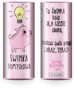 Opakowanie Skarbonka puszka Świnka pomysłowa