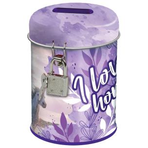 Opakowanie Skarbonka z kłódką Konie DERFORM