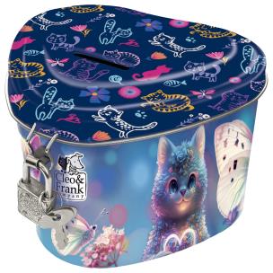 Opakowanie Skarbonka z kłódką serce Cleo i Frank 43 DERFORM