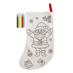 Opakowanie Skarpeta do kolorowania Mikołaj