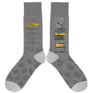 Opakowanie Skarpetki Nie jestem statystycznym Polakiem, lubię czytać książki 42/46
