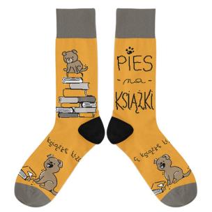 Opakowanie Skarpetki Pies na książki 34/37