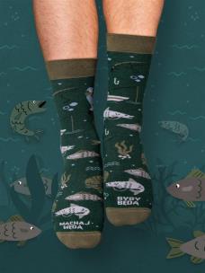 Skarpety długie Łowię, nie przeszkadzać 41-46. Wydawca: Nadwyraz. Multiszop.pl Opakowanie Skarpety długie Łowię, nie przeszkadzać 41-46