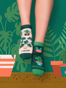 Skarpety stopki Czasem przesadzam 39-42. Wydawca: Nadwyraz. Multiszop.pl Opakowanie Skarpety stopki Czasem przesadzam 39-42