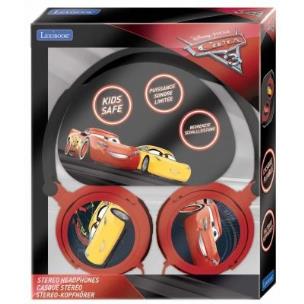 Składane słuchawki przewodowe stereo Disney Cars z głośnością bezpieczną dla dzieci Lexibook HP010DC. Wydawca: Lexibook. Multiszop.pl Opakowanie Składane słuchawki przewodowe stereo Disney Cars z głośnością bezpieczną dla dzieci Lexibook HP010DC