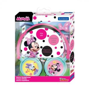 Składane słuchawki przewodowe stereo myszka minnie z głośnością bezpieczną dla dzieci Lexibook HP010MN. Wydawca: Lexibook. Multiszop.pl Opakowanie Składane słuchawki przewodowe stereo myszka minnie z głośnością bezpieczną dla dzieci Lexibook HP010MN