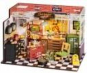 Opakowanie Składany Drewniany Model LED - Warsztat