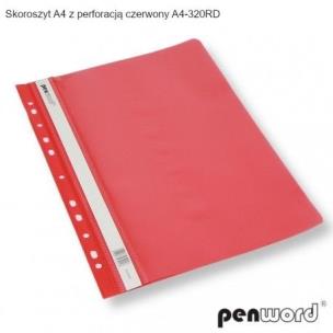 Opakowanie Skoroszyt A4 z perforacją czerwony (20szt)