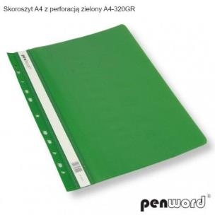 Opakowanie Skoroszyt A4 z perforacją zielony (20szt)