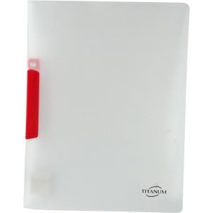 Opakowanie Skoroszyt z klipem A4 czerwony