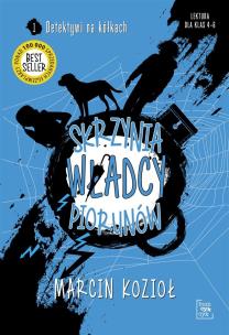 Skrzynia Władcy Piorunów. Detektywi na kółkach. Tom 1. Autor: Marcin Kozioł. Multiszop.pl Okładka książki Skrzynia Władcy Piorunów. Detektywi na kółkach. Tom 1
