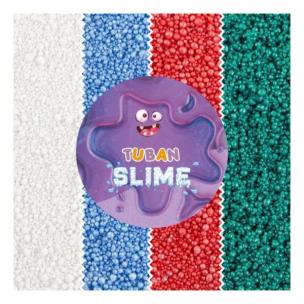 Slime brokat mineralny 4 kolory 12g TUBAN. Wydawca: Tuban. Multiszop.pl Opakowanie Slime brokat mineralny 4 kolory 12g TUBAN
