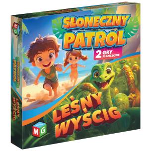 Słoneczny patrol/Leśny wyścig 2w1. Wydawca: MULTIGRA. Multiszop.pl Opakowanie Słoneczny patrol/Leśny wyścig 2w1