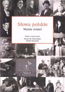 Okładka książki Słowa polskie. Wybór źródeł