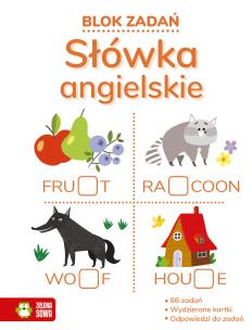 Słówka angielskie. Blok zadań. Autor: Paulina Piasecka. Multiszop.pl Okładka książki Słówka angielskie. Blok zadań