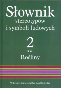 Okładka książki Słownik stereotypów i symboli ludowych t.2, z.II