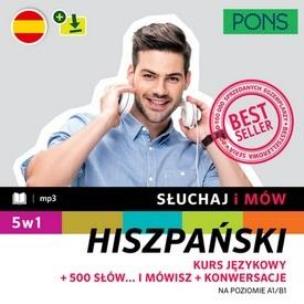Słuchaj i mów. Hiszpański A1/B1 5w1 w.2. Autor:   Praca zbiorowa. Multiszop.pl Okładka książki Słuchaj i mów. Hiszpański A1/B1 5w1 w.2