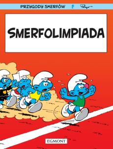 Smerfolimpiada T.11. Autor: Peyo. Multiszop.pl Okładka książki Smerfolimpiada T.11