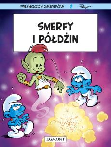 Smerfy i półdżin. Tom 34. Autor: Thierry Culliford, Alain Jost, Jeroen De Coninck, Miguel Díaz. Multiszop.pl Okładka książki Smerfy i półdżin. Tom 34