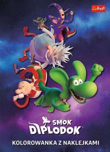 Okładka książki Smok Diplodok. Kolorowanka z naklejkami