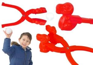 Opakowanie Śnieżkomat maszynka do kulek dinozaur czerwony