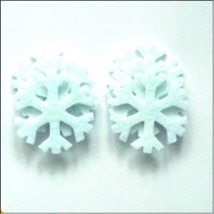 Opakowanie Śnieżynki z filcu 6szt