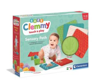 Soft Clemmy Ścieżka sensoryczna. Wydawca: Clementoni. Multiszop.pl Opakowanie Soft Clemmy Ścieżka sensoryczna