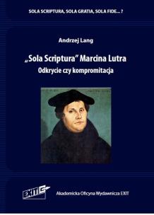 Okładka książki Sola Scriptura Marcina Lutra.