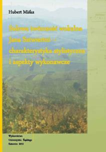 Solowa twórczość wokalna Jana Sztwiertni + CD. Autor: Hubert Miśka. Multiszop.pl Okładka książki Solowa twórczość wokalna Jana Sztwiertni + CD
