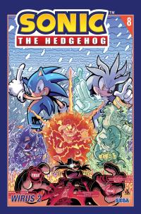 Okładka książki Sonic the Hedgehog Tom 8 Wirus 2
