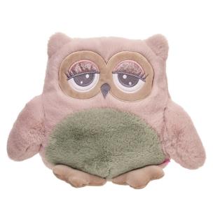 Opakowanie Sowa Abby różowo-miętowa 23cm