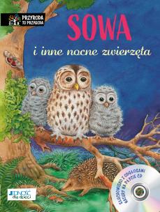 Sowa i inne nocne zwierzęta. Autor: REICHENSTETTER FRIEDERUN, Hans-Gnther Dring. Multiszop.pl Okładka książki Sowa i inne nocne zwierzęta
