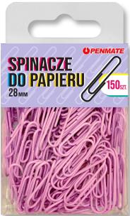 Spinacze do papieru Penmate Fiołkowe 28 mm TT8314. Wydawca: Penmate. Multiszop.pl Opakowanie Spinacze do papieru Penmate Fiołkowe 28 mm TT8314