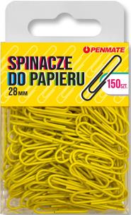 Opakowanie Spinacze do papieru Penmate Żólte 28 mm TT8316